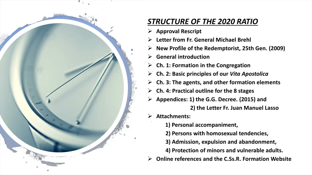 structure of the 2020 ratio approval rescript