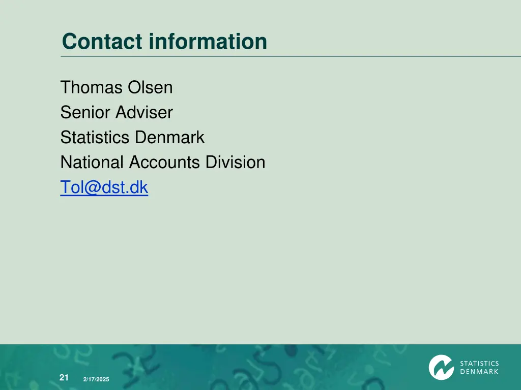 contact information
