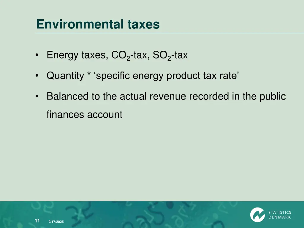 environmental taxes