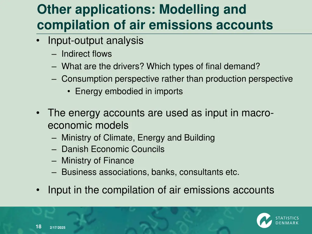 other applications modelling and compilation