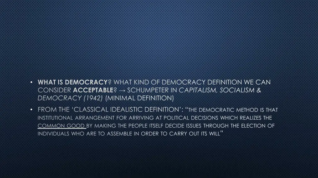 what is democracy what kind of democracy