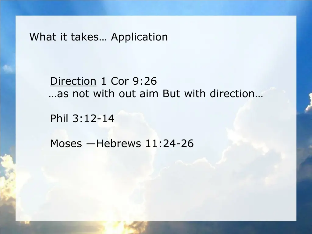 what it takes application 1