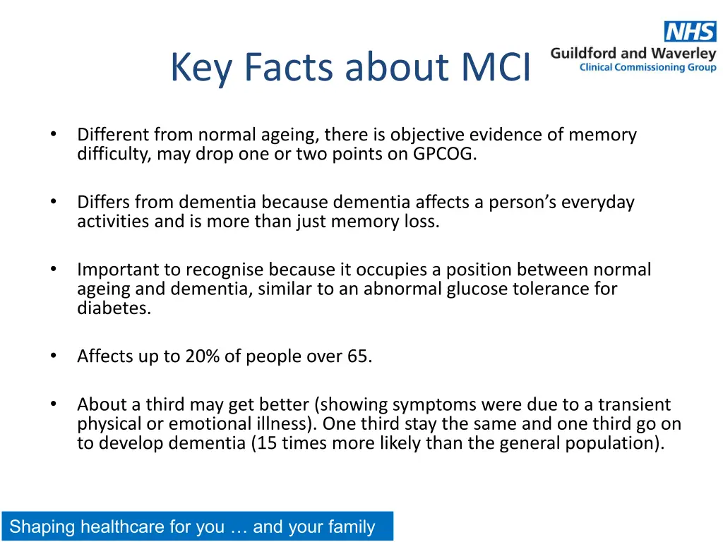 key facts about mci