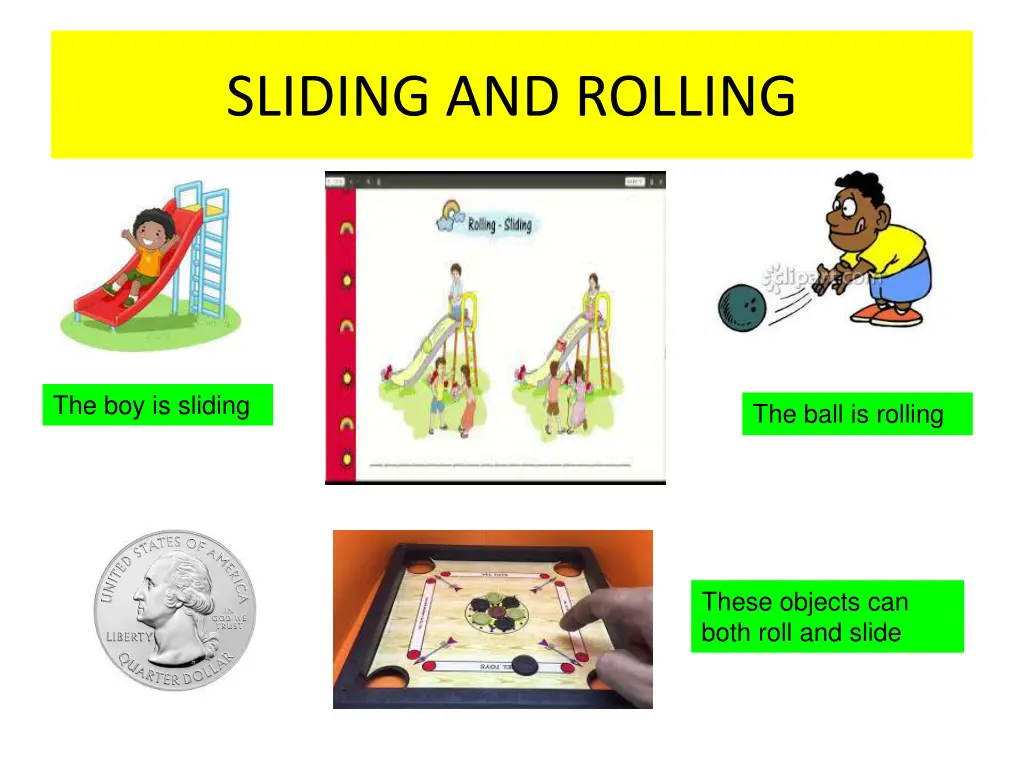 sliding and rolling