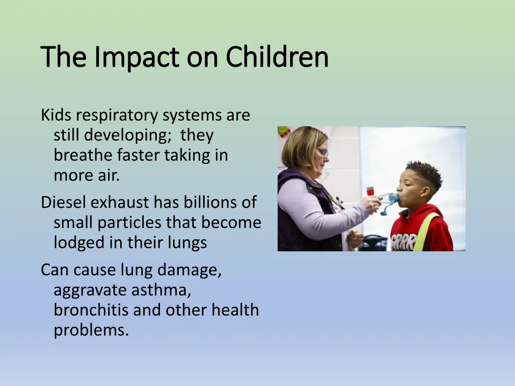 the impact on children the impact on children