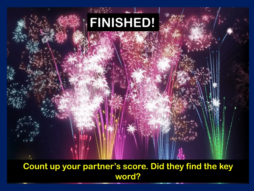 finished