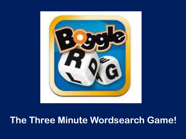 the three minute wordsearch game