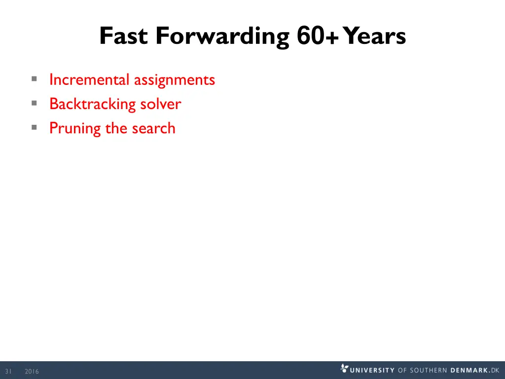 fast forwarding 60 years