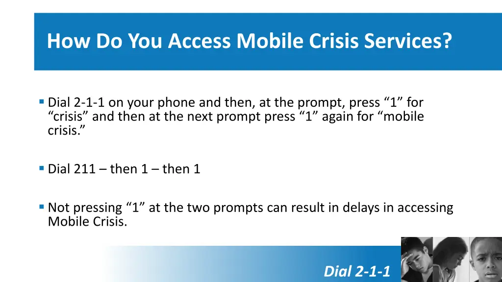how do you access mobile crisis services