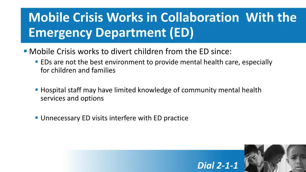 mobile crisis works in collaboration with 1