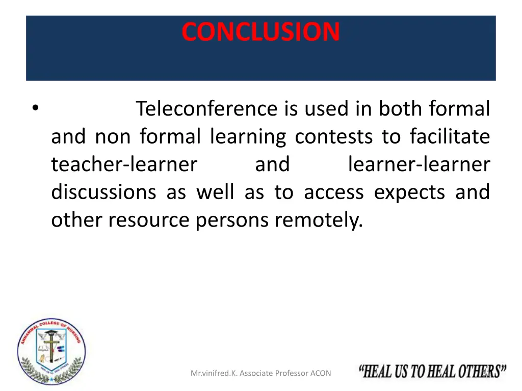 conclusion