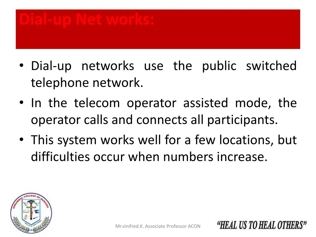 dial up net works
