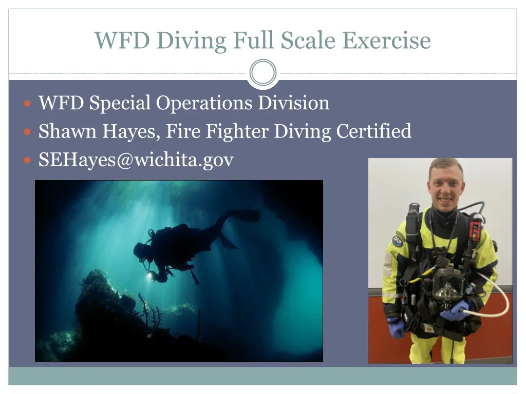 wfd diving full scale exercise