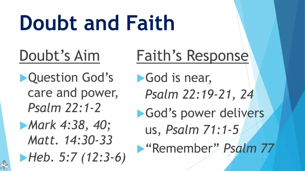 doubt and faith 1