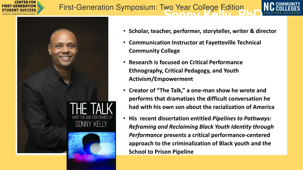 first generation symposium two year college 1