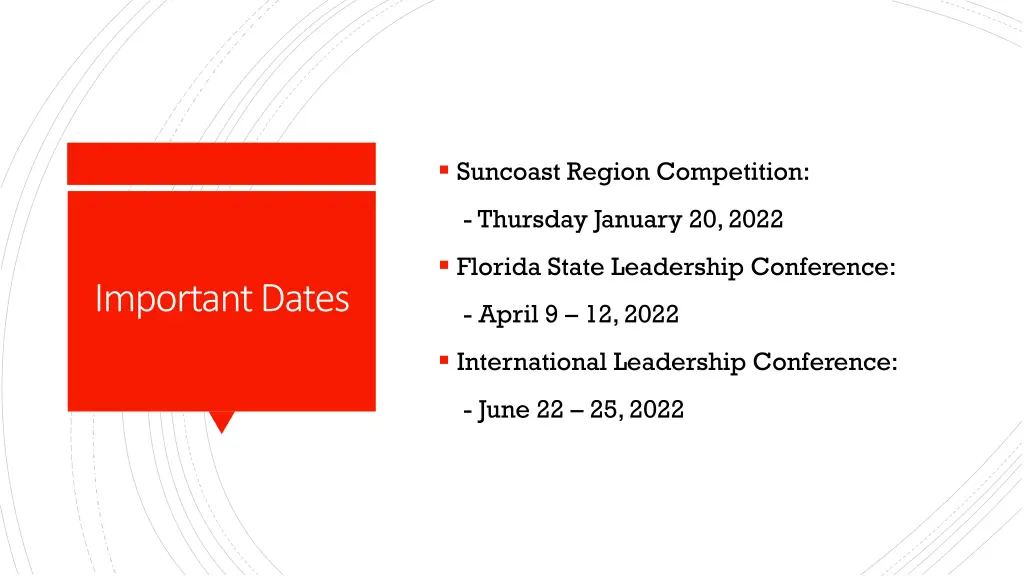 suncoast region competition