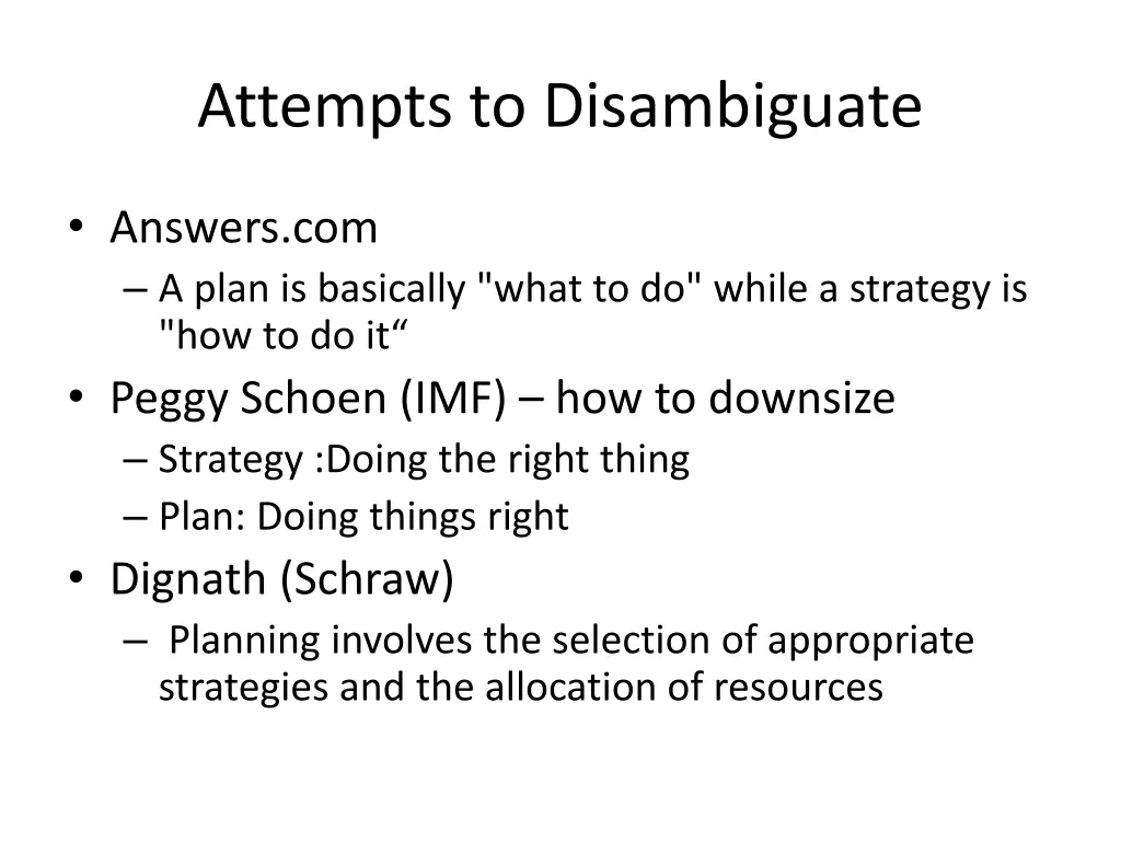 attempts to disambiguate 1