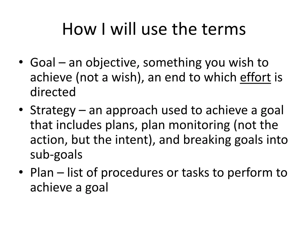 how i will use the terms