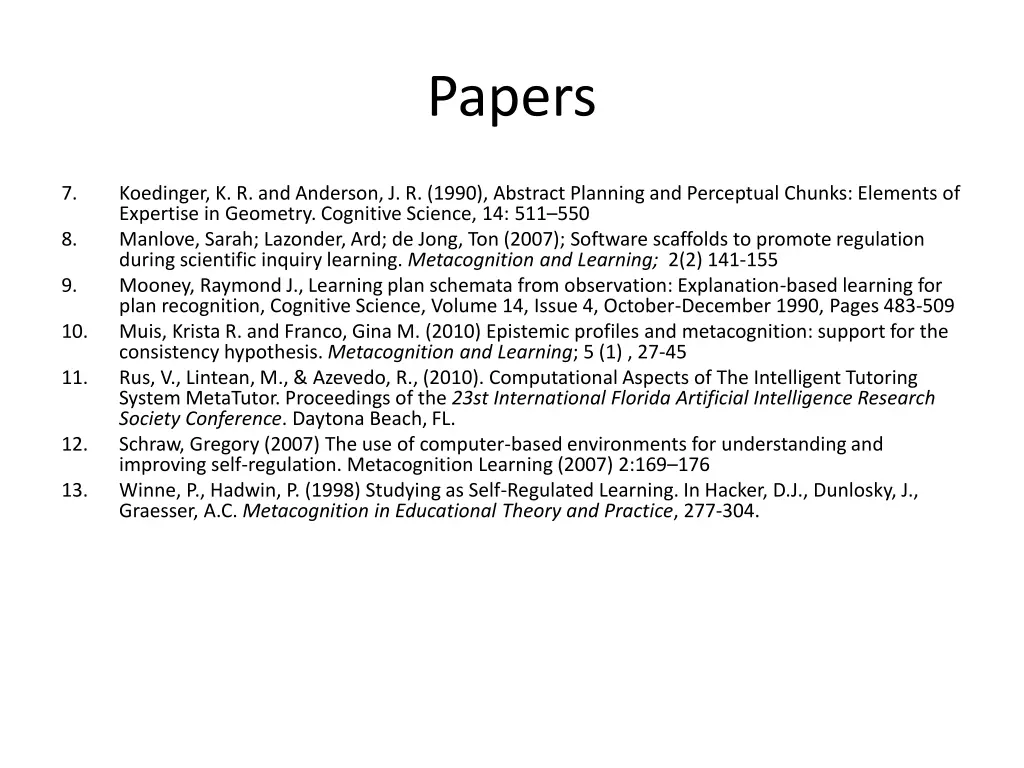 papers 1