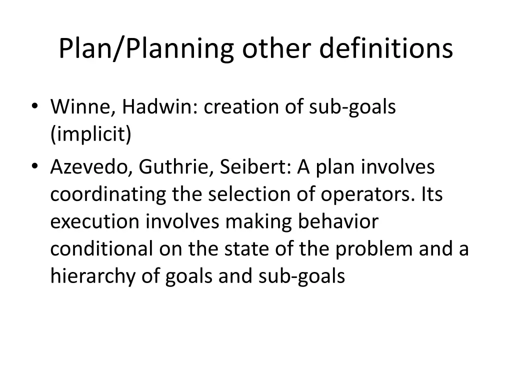 plan planning other definitions
