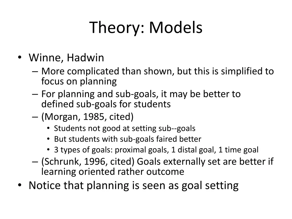theory models 1