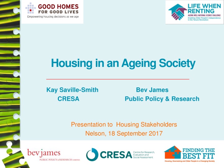 housing in an ageing society