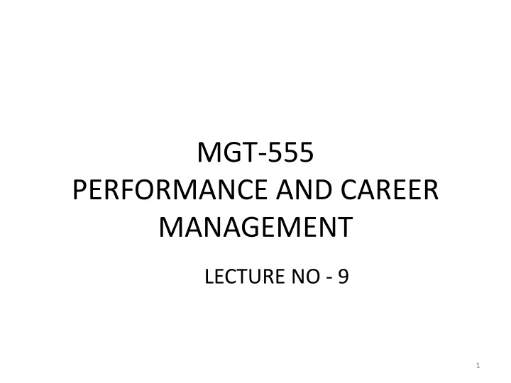 mgt 555