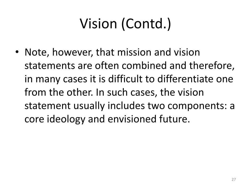 vision contd 1