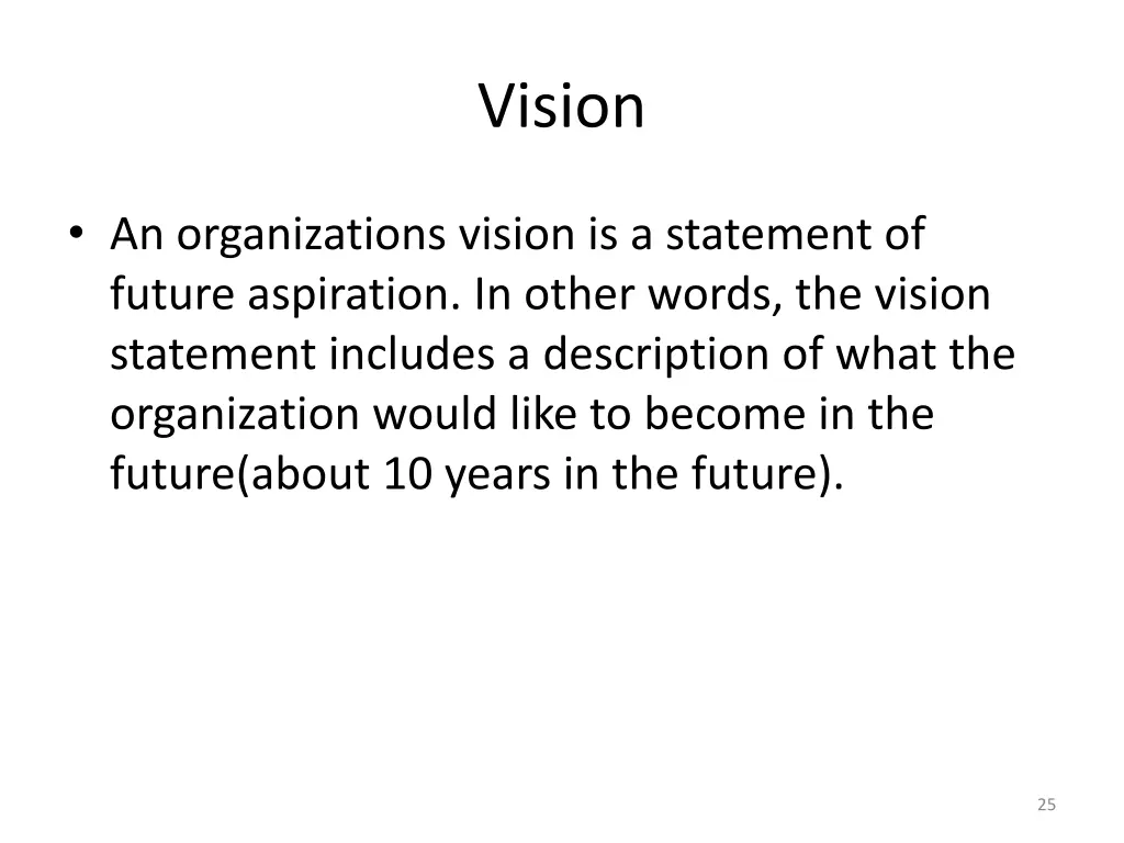 vision