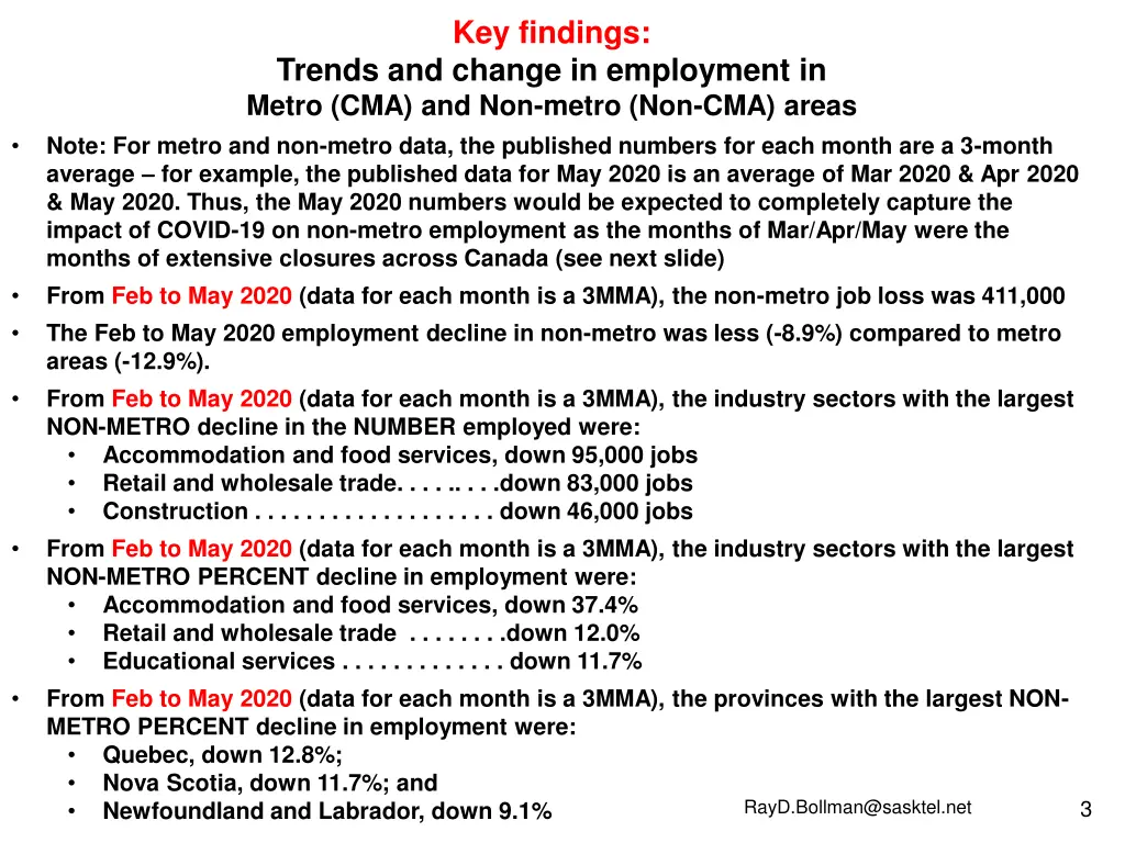 key findings