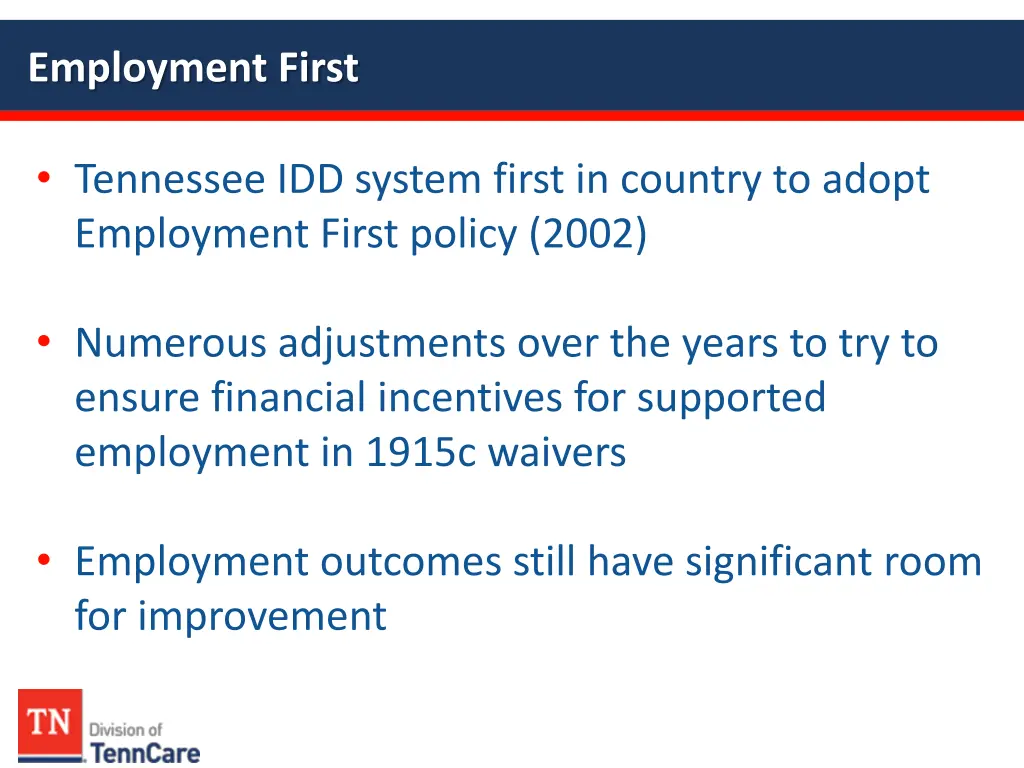 employment first
