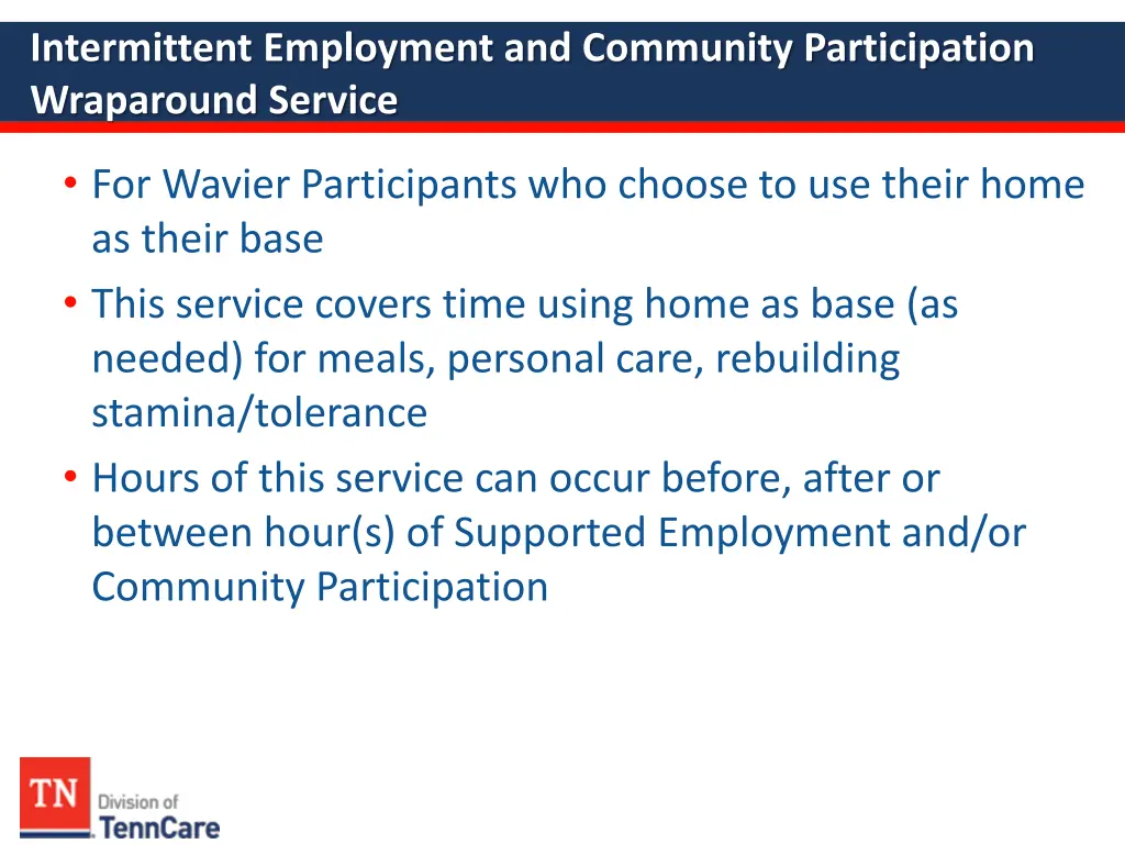 intermittent employment and community