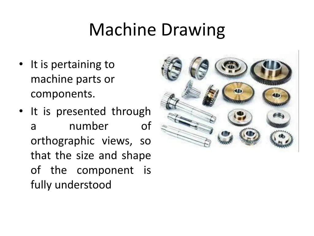 machine drawing