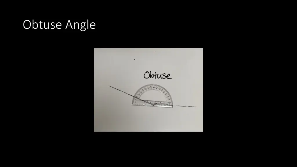 obtuse angle