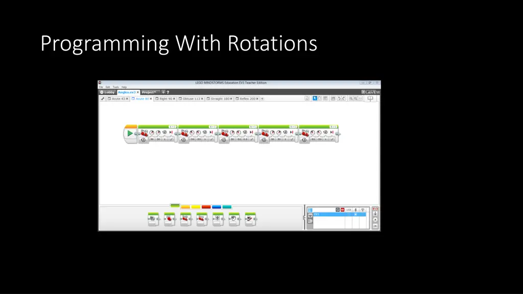 programming with rotations