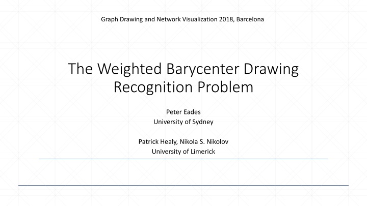 graph drawing and network visualization 2018