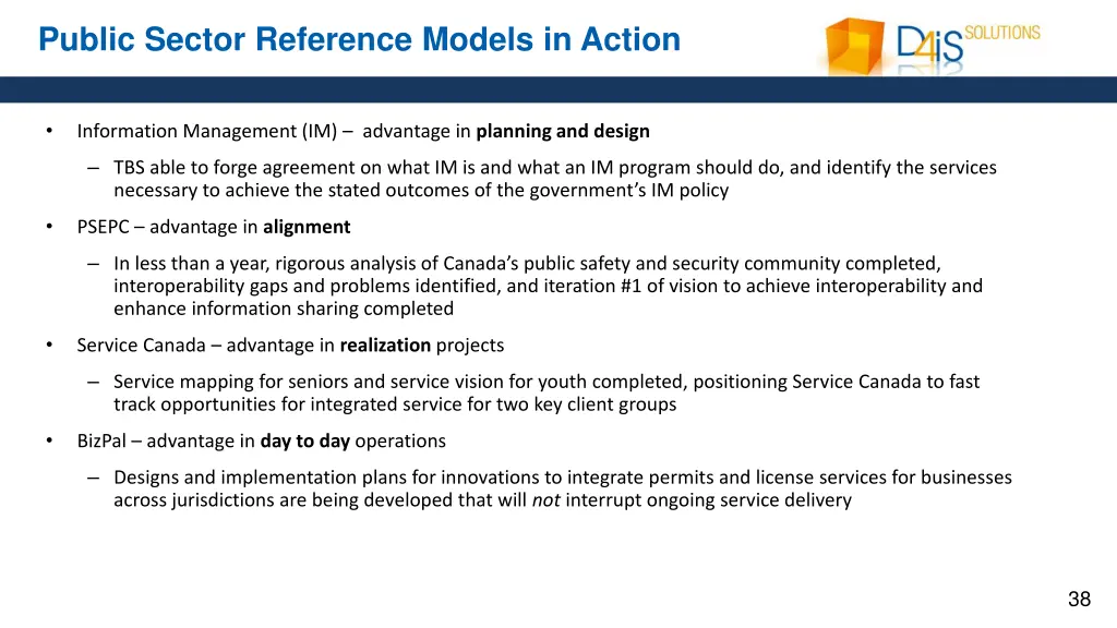 public sector reference models in action 1