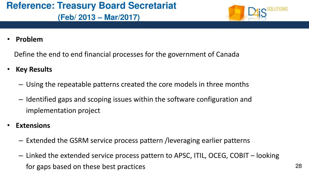 reference treasury board secretariat feb 2013
