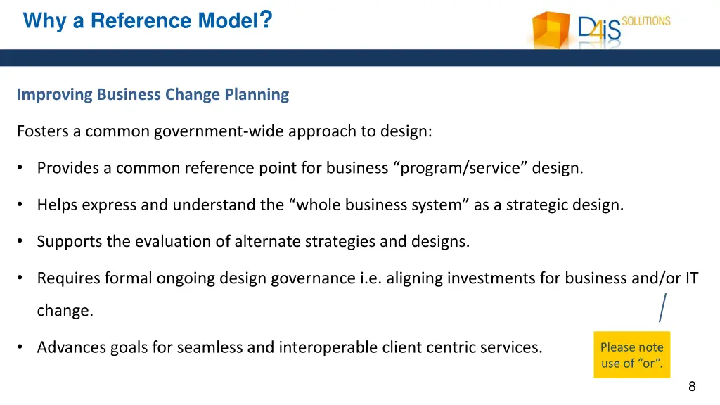 why a reference model 2
