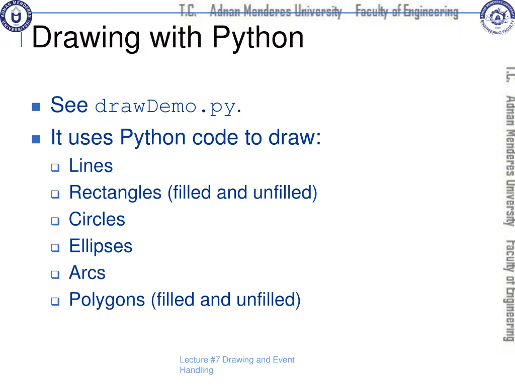 drawing with python