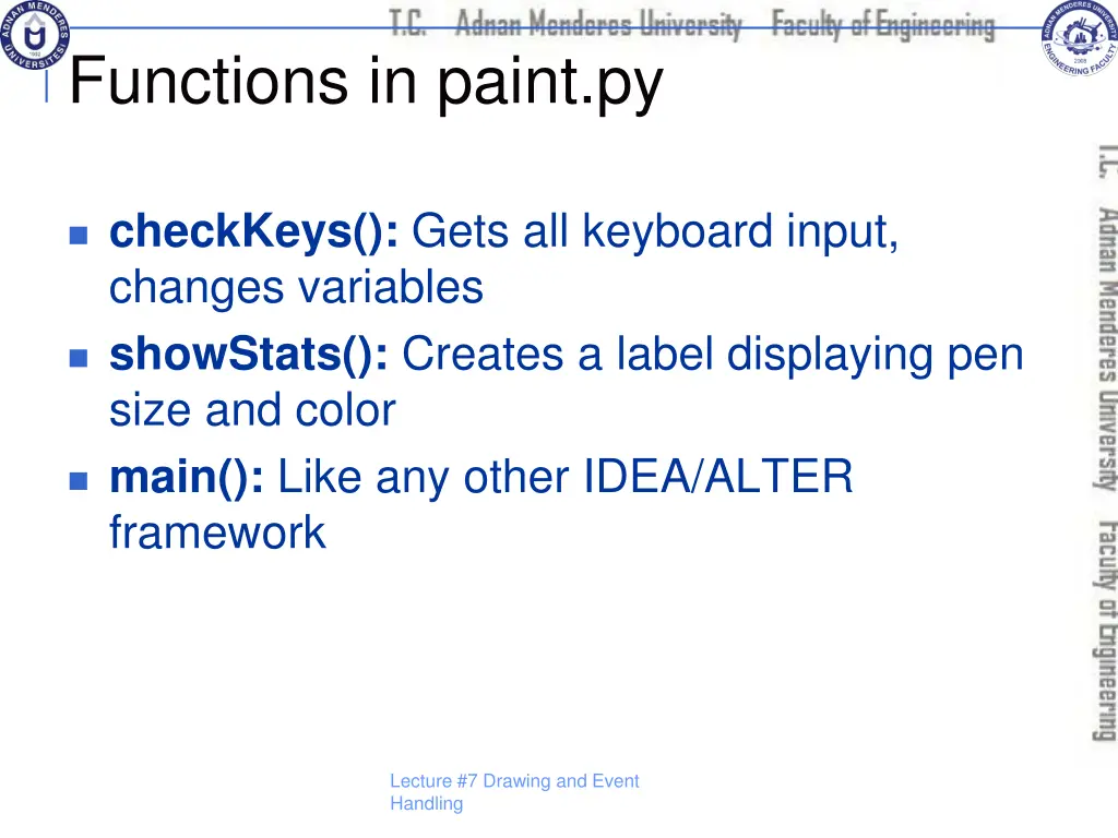 functions in paint py