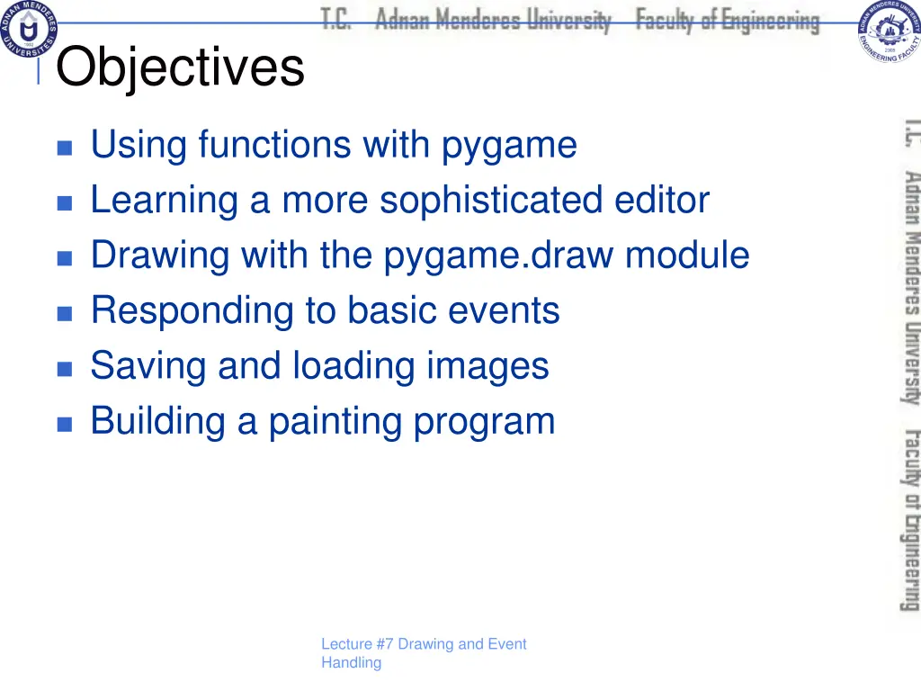 objectives