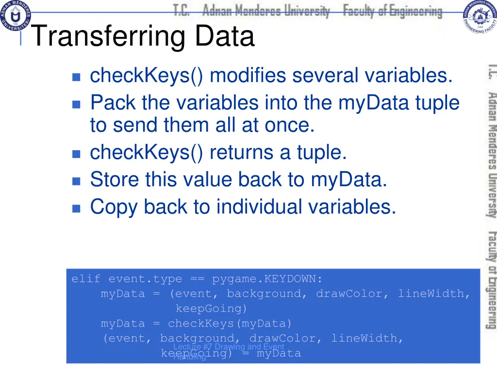 transferring data