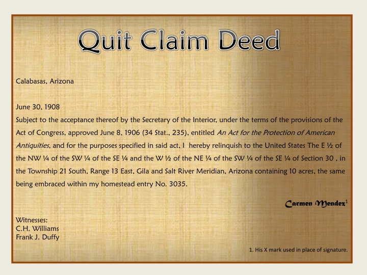 quit claim deed quit claim deed