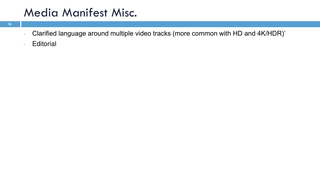 media manifest misc