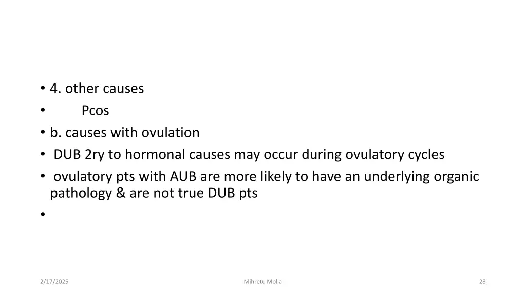 4 other causes pcos b causes with ovulation
