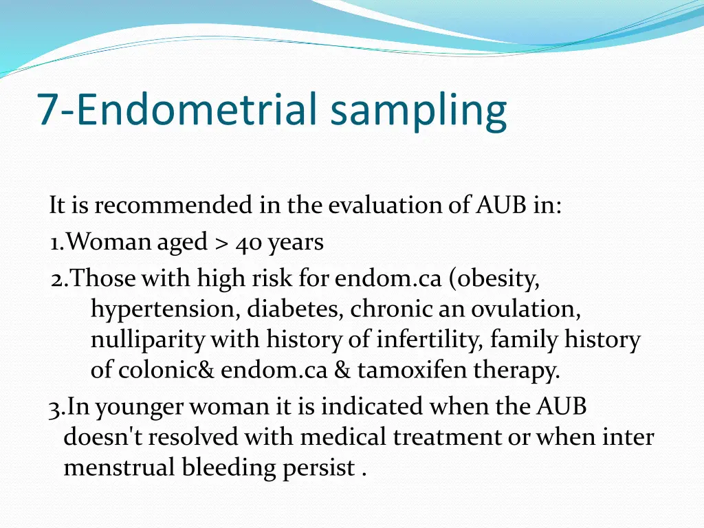 7 endometrial sampling