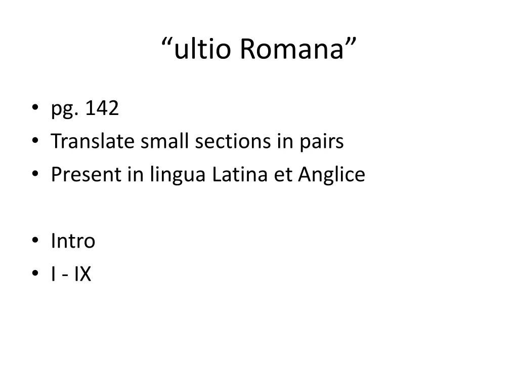 ultio romana