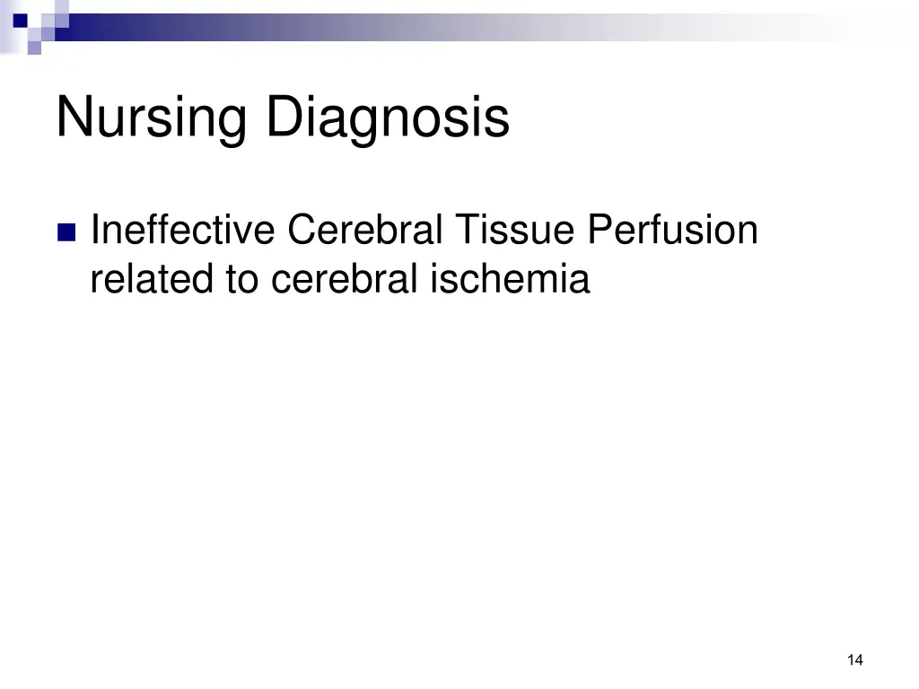 nursing diagnosis