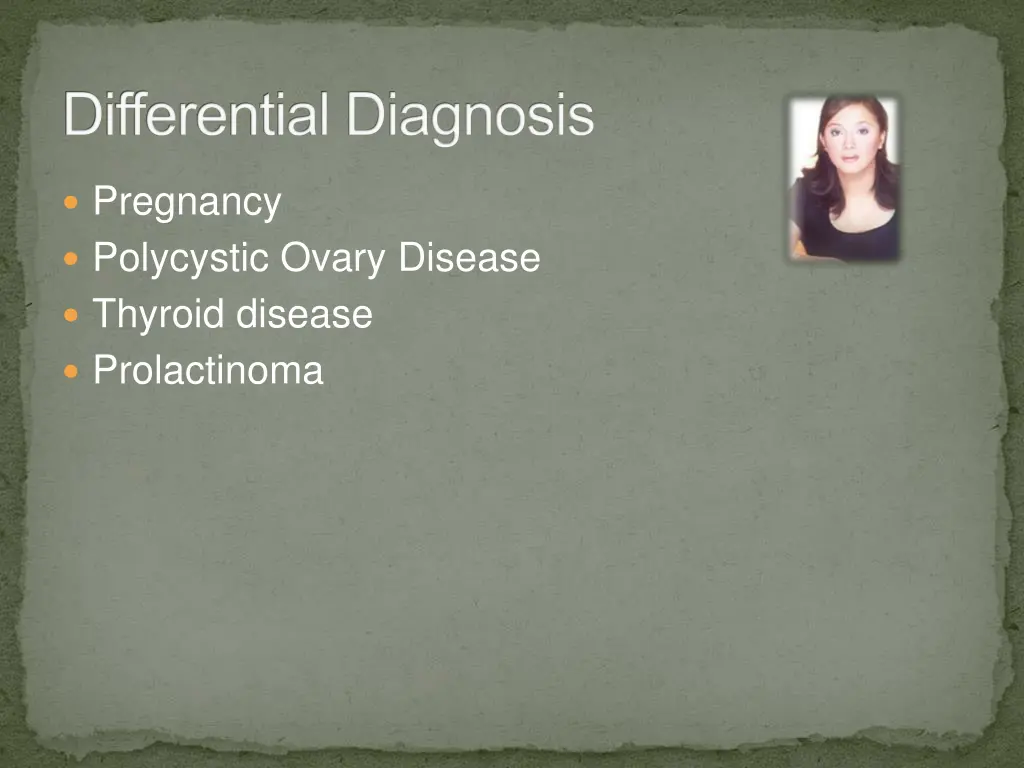 differential diagnosis